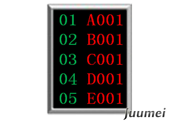 China Queue Number Display Function and Indoor Usage Juumei Queue Token Number Dot Matrix LED Counter/Teller Display supplier