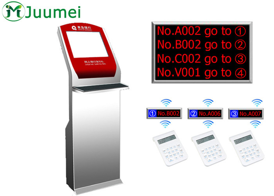 China Digital Signage Queue Ticket Dispenser Machine Led Counter Display supplier