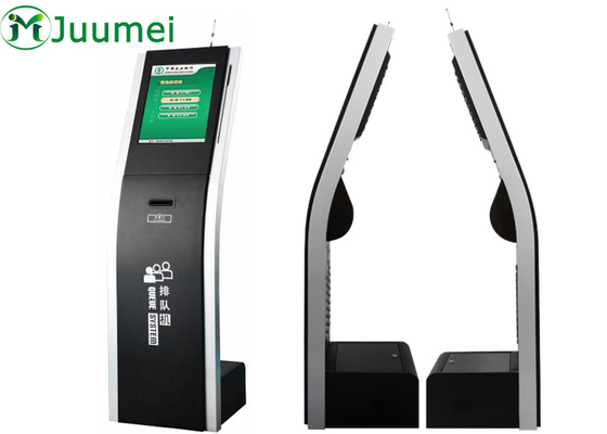 China Self Service Queue Management Kiosk With 80mm Thermal Ticket Printer supplier