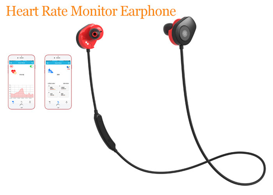 China Outdoor Waterproof Wireless Neckband Earphones With Heart Rate Monitor supplier