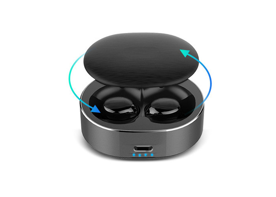 China IPX5 Waterproof TWS Wireless Earbuds , True Wireless Stereo Earphones With Charging Case supplier