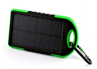 Outdoor Waterproof Solar Power Bank 5000 MAh , Portable Solar Battery Charger