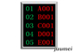Queue Number Display Function and Indoor Usage Juumei Queue Token Number Dot Matrix LED Counter/Teller Display supplier