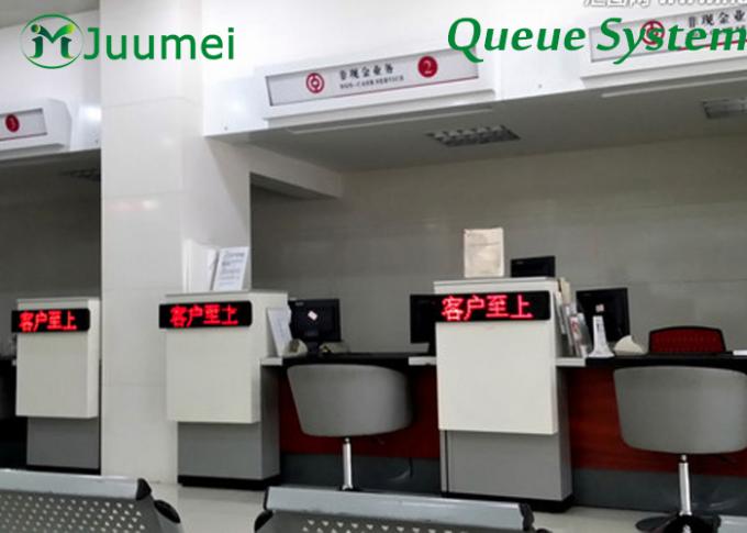 Digital Signage Queue Ticket Dispenser Machine Led Counter Display