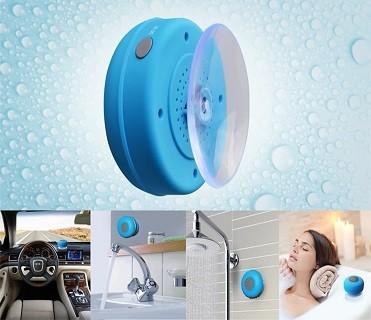 Colorful Waterproof Wireless Bluetooth Speakers , Mini Bluetooth Shower Speaker