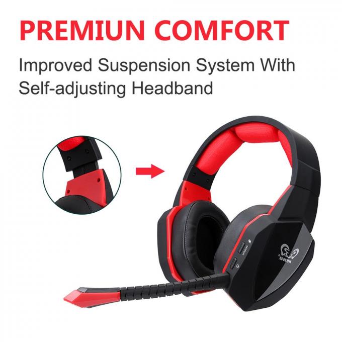 2.4G Wireless Gaming Headset for XBOX 360/XBOX ONE/PS 3/PS4 with Detachable Microphone USB2.0 Rechargeable Battery