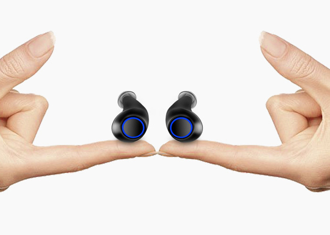 Mini TWS Wireless Earphones , Kingstar Magnetic Binocular Stereo Invisible Wireless Headphones