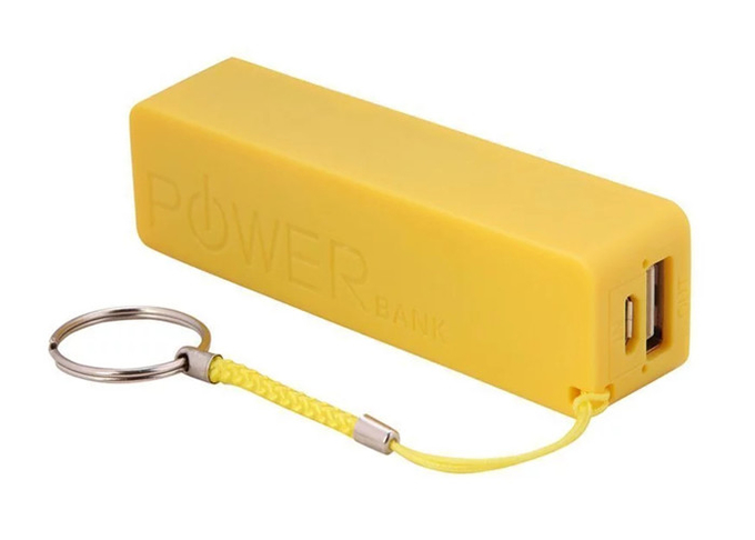 Reliable Keychain Portable Phone Charger , Travel Power Bank 2600 Mah