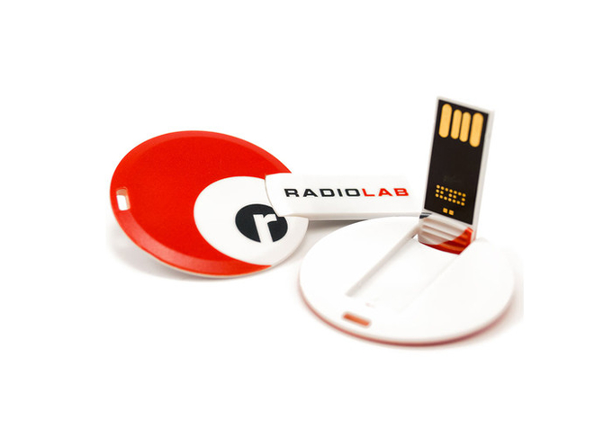Round Gift USB Flash Drive Custom 4Gb-64Gb Credit Card USB Flash Drive