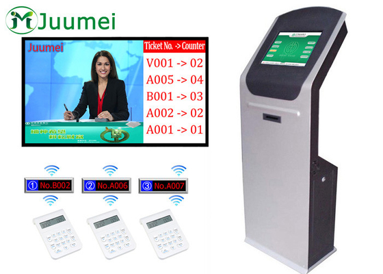 China Electronic Digital Token Number Display System With 80mm Thermal Printer supplier