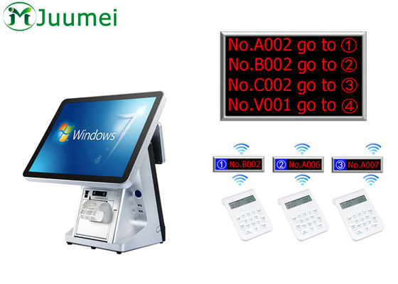 China Wireless Simple Kiosk Queue Management System With 80mm Thermal Printer supplier