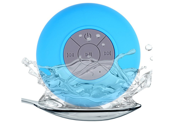 China Water Resistant Mini Wireless Bluetooth Speaker / Mini Bluetooth Shower Speaker supplier