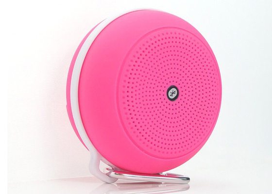 China Wireless Bluetooth Shower Speaker , Round Waterproof Bluetooth Speaker With TF Card Reader supplier
