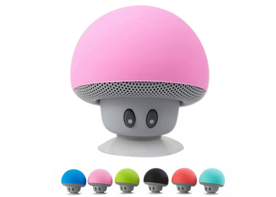 China Hands Free Lovely Mushroom Wireless Bluetooth Speaker With Suction Cup supplier