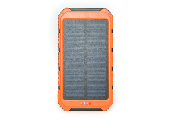 China Fashionable Portable Solar Power Bank 10000mah Stylish Design With LED Light supplier