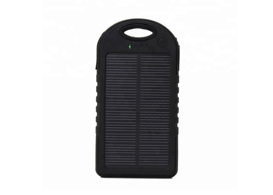 China Custom Logo Portable Solar Power Bank Waterproof Dual USB Mobile Phone Battery Charger supplier