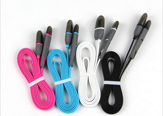 China 2 in 1 Mobile USB Cable    USB sync cable For IPhone / Android supplier