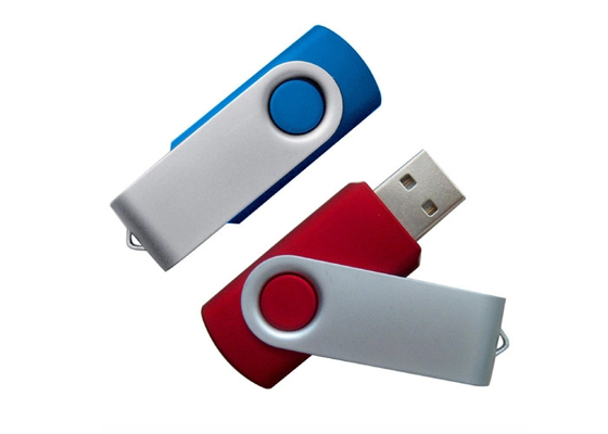 China Swivel Gift USB Flash Drive 2GB 4GB 8GB Logo Custom Printing Plastic Case Gift OTG supplier