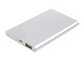 Lightweight Aluminum Alloy Power Bank Mobile Charger 5000mah 110*68*10mm Dimension supplier