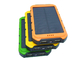 Fashionable Portable Solar Power Bank 10000mah Stylish Design With LED Light supplier